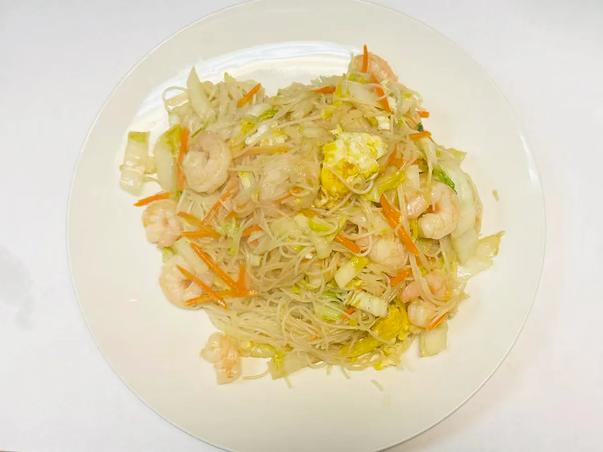 Shrimp Chow Mei Fun at Orient House Express，a Chinese Restaurant in Boca Raton